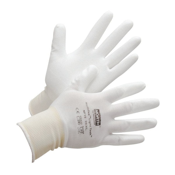 Norte por Honeywell Norte NorthFlex Light Task NF15 Guantes de Nailon Recubiertos con Poliuretano en la Palma, Paquete de 12 - NF15/7S