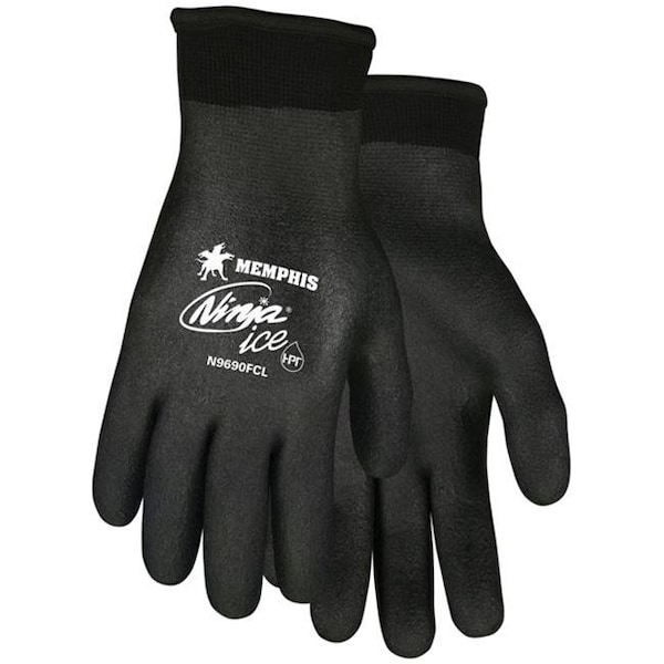 Guante de nylon totalmente recubierto Ninja Ice MCR 127-N9690FCM de MCR Safety; 7 Ga - Mediano - 127-N9690FCM