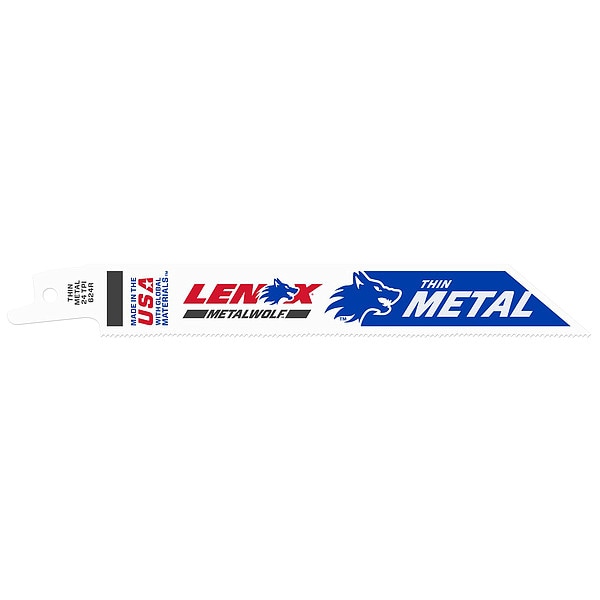Lenox Reciprocating Saw Blades, 6 in L, Steel - 20569S624R