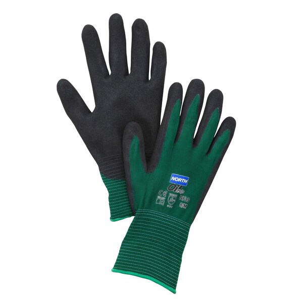 Guantes revestidos de palma de nitrilo espumado de dos etapas Honeywell North NorthFlex OilGrip NF35 - NF35/7S.