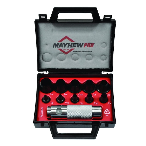 Mayhew HOLLOW PUNCH IMPERIAL 1/8" - 3/4" 11pc K - MY66008