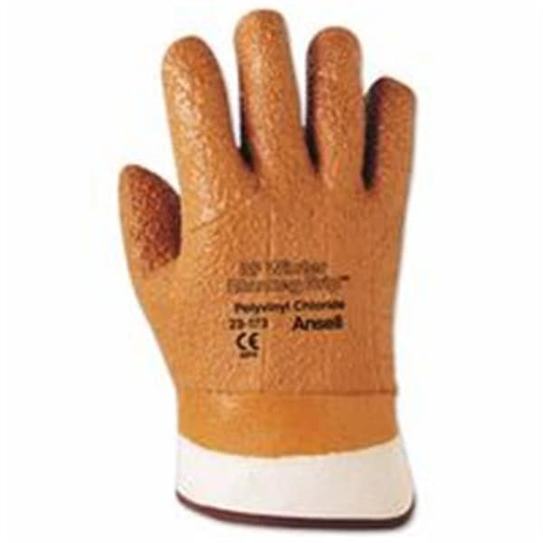 Ansell Guantes de Vinilo 012-23-173-10; 10; Naranja - 012-23-173-10