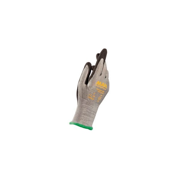 Guantes MAPA C/O Rcp MAPA Krynit Grip Proof 580 recubiertos de palma de nitrilo HDPE, nivel de corte A2, 1 par, talla 7 - 580417.