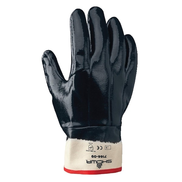 Los Mejores Guantes Desechables de Nitrilo con Revestimiento en Azul Marino, Talla 10, Paquete de 10 - 845-7166-10