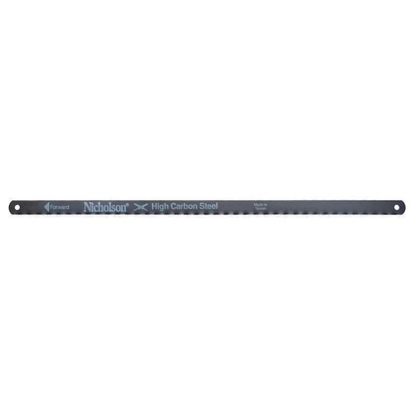 Crescent Nicholson Hacksaw Blade, 1/2 in W, 12 in L, 24 TPI, HCS Cutting Edge - 63268