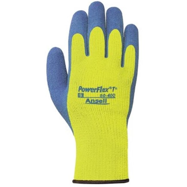 Ansell 012-80-400-10 206421 10 Powerflex Caucho Natural - 012-80-400-10