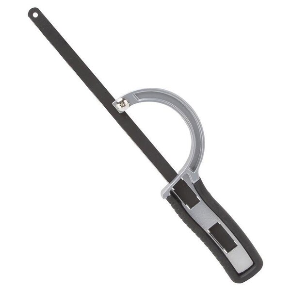 Vulcan Mini Hacksaw, 12 in L Blade, 18 TPI, Steel Blade, 1-1/4 in D Throat, Aluminum Frame - H-2113