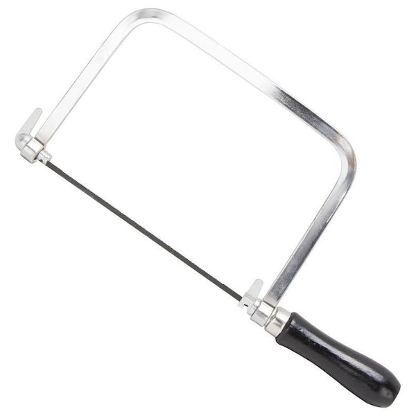 Vulcan Coping Saw, 6 in L Blade, 3 24 TPI, 1 1 TPI and 1 15 TPI TPI, Carbon Steel Blade, Ergonomic Handle - JL52079