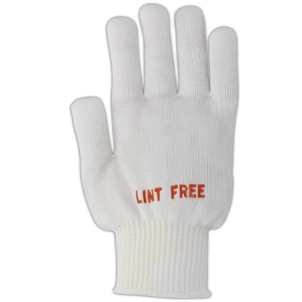 Guantes de tejido de alta densidad con palma recubierta de nitrilo de Magid, paquete de 12 - LB695C