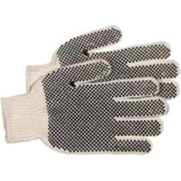 Guante de jefe tejido con puntos de PVC reversibles - blanco - 3013943