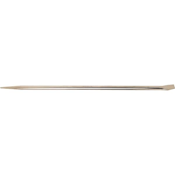 Gray Tools Pinch Bar, 11/16" Width Of Cut X 9/16" Shank X 15" Long, Nickel Plate - C65