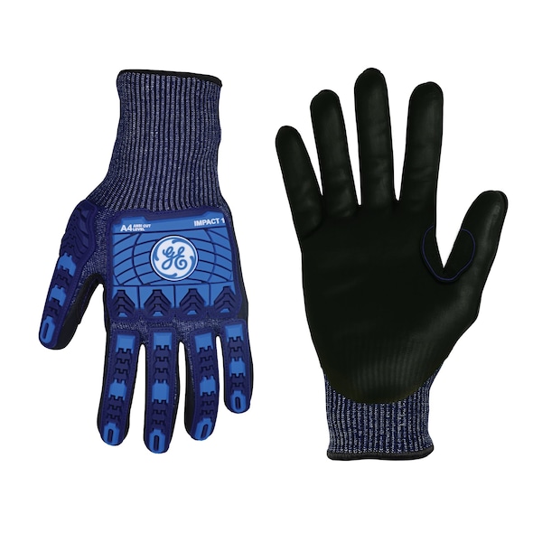 Guantes de Impacto Ge, Nitrilo con Espuma Micro, 13GA, 1 Par, XL - GG242XLC