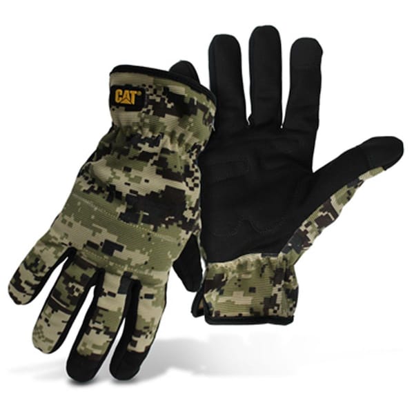 Guantes de gato y productos de seguridad para hombres, guante grande con dorso camuflaje digital - 256210