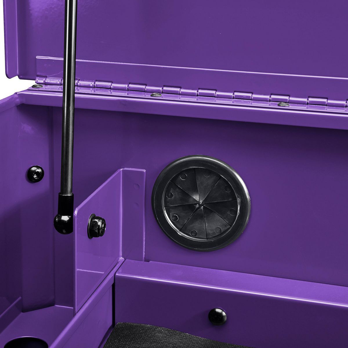 Carro de servicio U.S. General de 34 pulgadas x 23 pulgadas, con 6 cajones, color morado - 70697