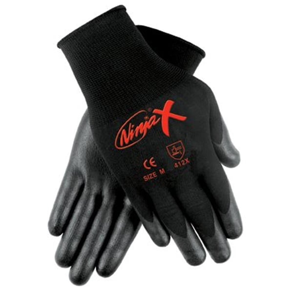 Mcr Safety Ninja X 15 Gauge Cáscara de Nylon-Spandex Negro Bi- - 127-N9674L