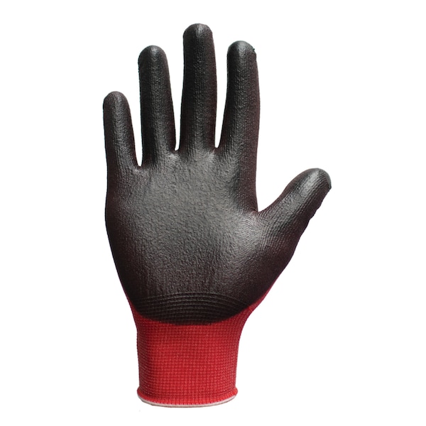 Guante ultrafino de PU X-Dura Traffi TG1360 LXT Cut A1, Talla 5 - TG1360-RD-5