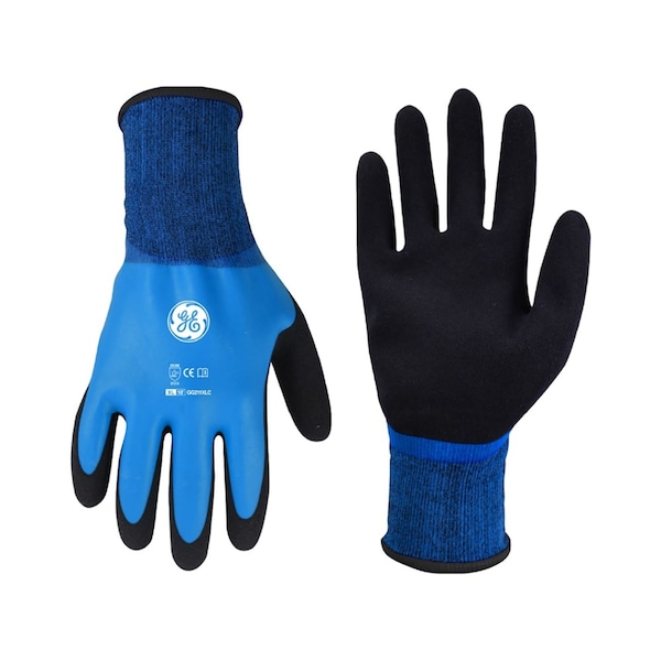 Guante de látex de doble capa Ge 12 pares XL, 24pk - GG211XL