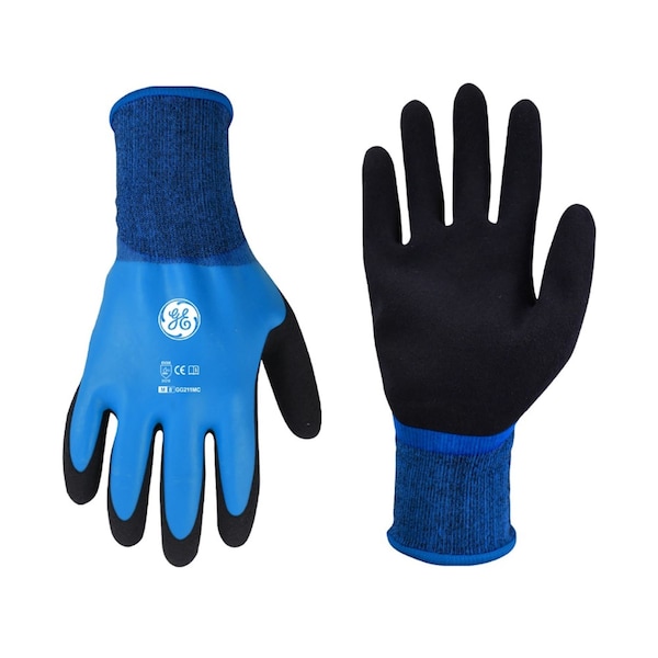 Guante doble recubierto de látex Ge 12 pares M, 24 paq - GG211M