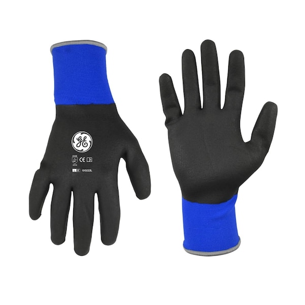 Guante sumergido de nitrilo 12 pares L, 24 paquetes - GG222L