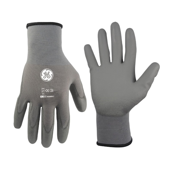 Guantes sumergidos en PU, 15 GA, Gris, 12 pares, XL - GG205XLC
