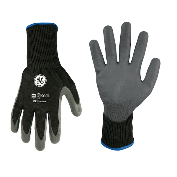 Guantes sumergidos con recubrimiento de PU Ge 13 A6 12 pares M, 24PK - GG201M