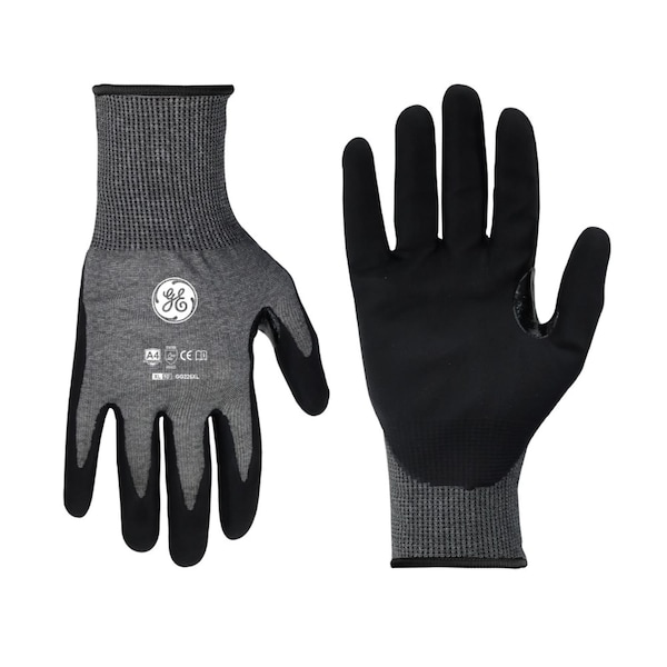 Guantes de microespuma con recubrimiento de nitrilo GE, calibre 18, 1 par, XL - GG225XLC