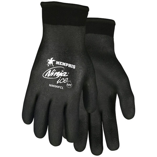 Guante de Nylon Totalmente Recubierto con Hielo Ninja de Seguridad MCR, 7 Ga - Extra Grande - 127-N9690FCXL