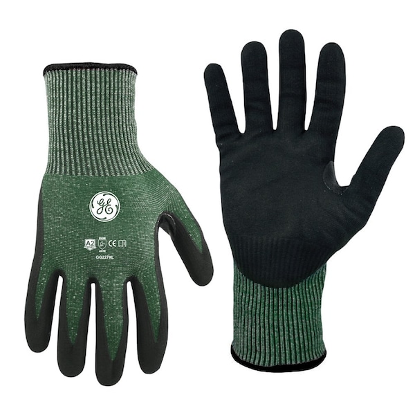 Guante Ge MICRO FOAM NITRILE DIPPED A2 talla XL, 12 pares, 24 paquetes - GG227XL