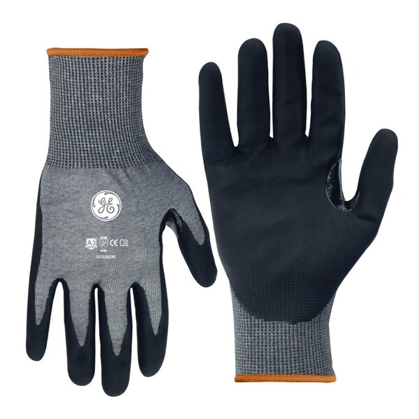 Guante de seguridad Ge MICRO FOAM NITRILE DIPPED A3 con 12 pares, talla 2XL, paquete de 24 - GG2282XL
