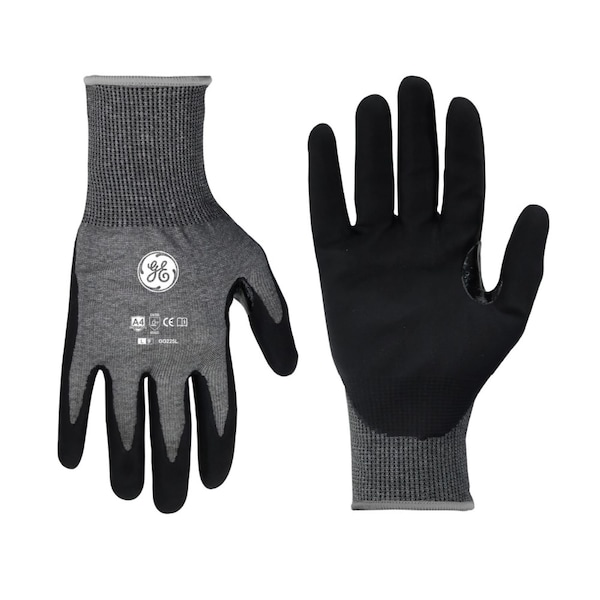 Guante sumergido en nitrilo Ge 18 GAUGE A4, 12 pares, tamaño L, paquete de 24 - GG225L.