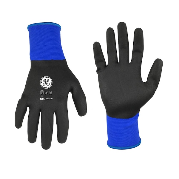 Guante cubierto de nitrilo 12 pares M, 24 paq - GG222M