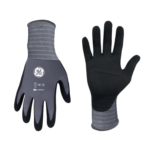 Guante sumergido en NITRILO de micro espuma Ge 12 pares L, 24 paquetes - GG217L