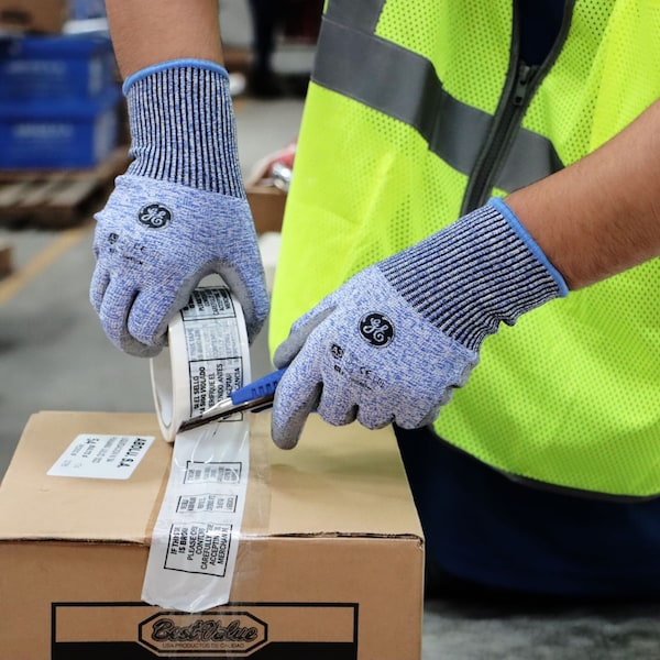 Guante sumergido GE PU A3 12 pares L, 24 paq - GG207L
