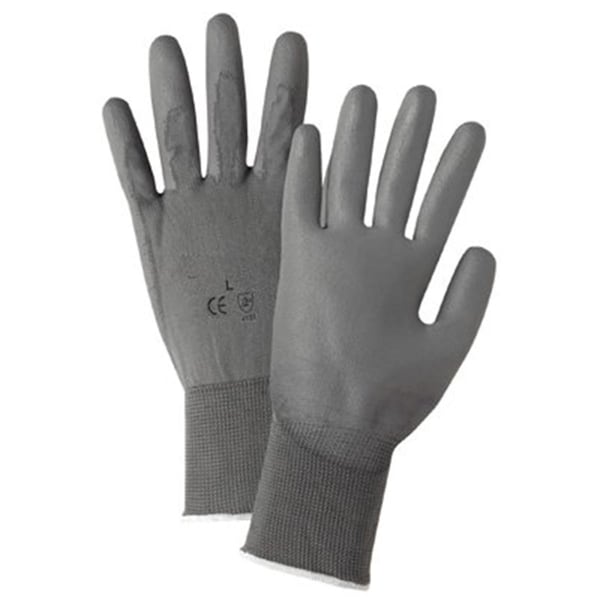 Vórtice 813-713SUCG-XL Guantes de palma recubierta de Pu gris y nailon gris - VO3292011