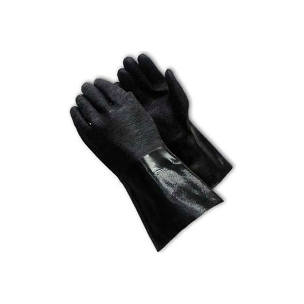 Guantes recubiertos de neopreno Pip PIP, acabado rugoso grabado, interbloqueado cepillado, 14"L, L - 57-8640R
