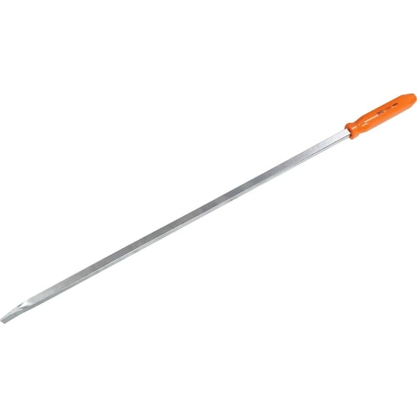 Gray Tools 30" Screwdriver Handle Pry Bar, Curved Nickel Plated Blade - 73430