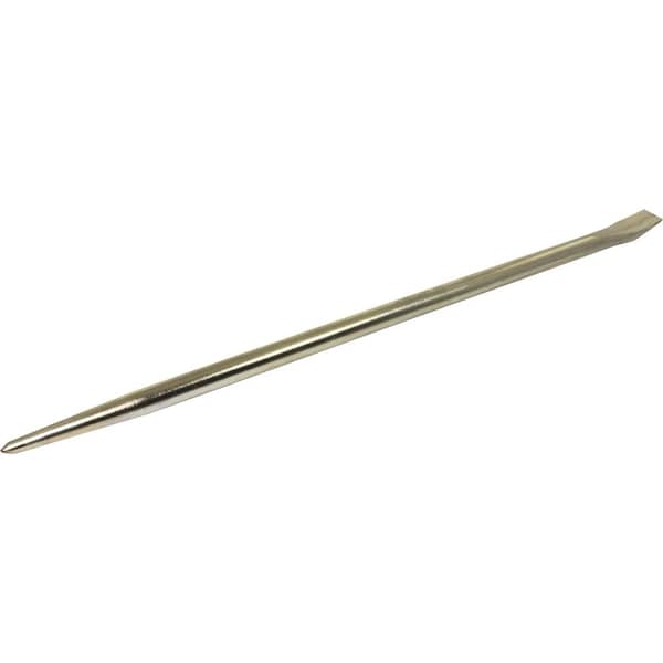 Gray Tools Pinch Bar, 7/8" Width Of Cut X 3/4" Shank X 24" Long, Nickel Plate - C67