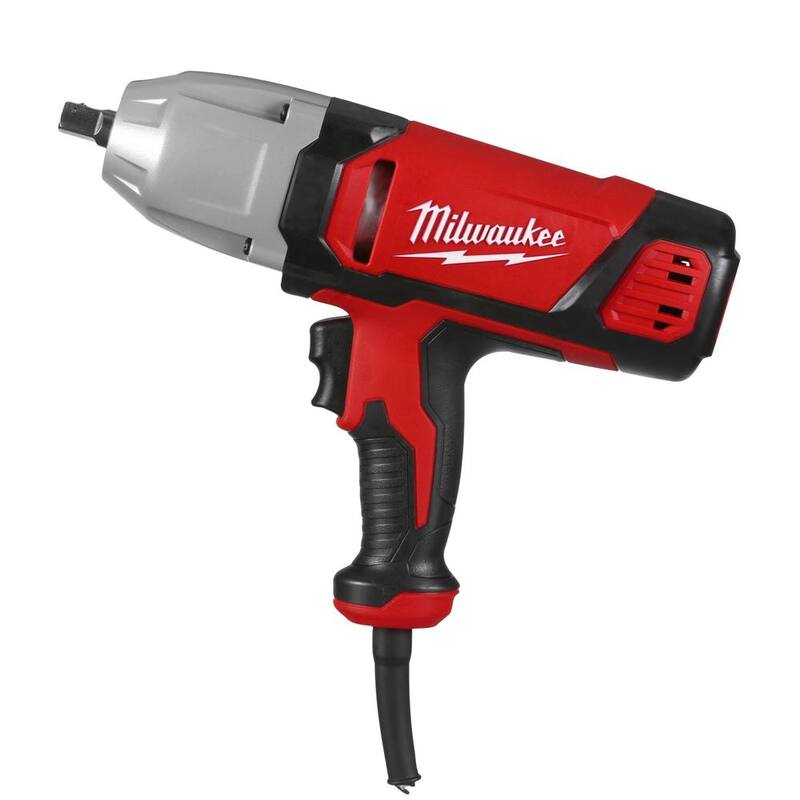 Llave de impacto Milwaukee de 1/2 pulgadas con interruptor basculante y retención de casquillo de pasador de chaveta - 9070-20.