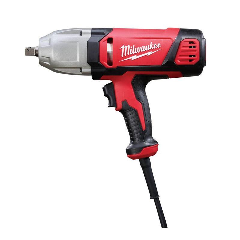 Llave de impacto Milwaukee de 1/2 pulgadas con interruptor basculante y retención de casquillo de pasador de chaveta - 9070-20.