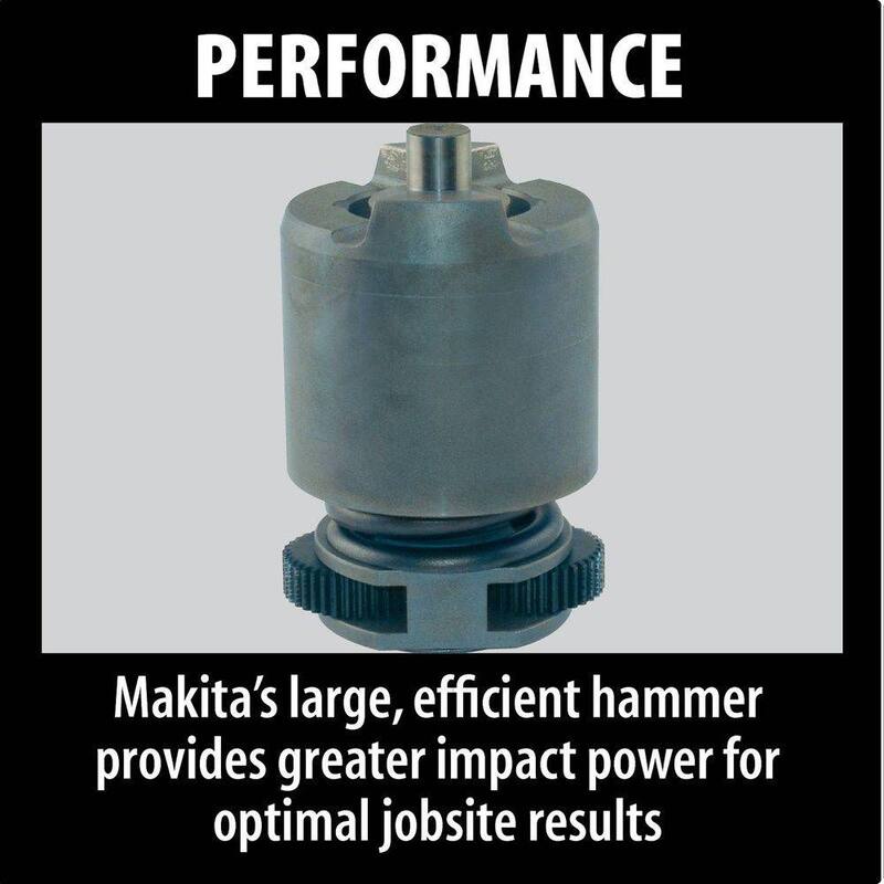 Llave de impacto con cable Makita de 1 pulgada, 12 amperes - TW1000