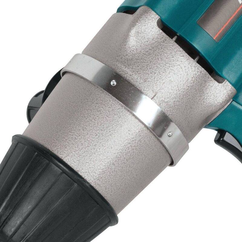 Llave de impacto con cable de 9 amperes y 3/4 pulgadas Makita con mango lateral y estuche de acero - 6906