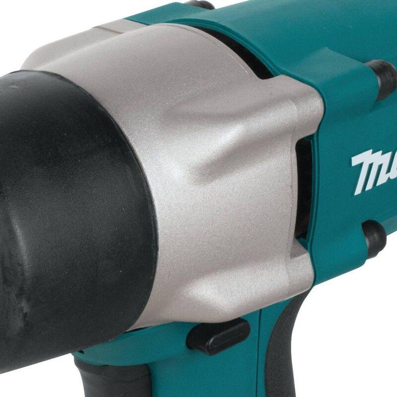 Llave de impacto con cable Makita de 3.5 amperes y 1/2 pulgadas con estuche para herramientas - TW0350.