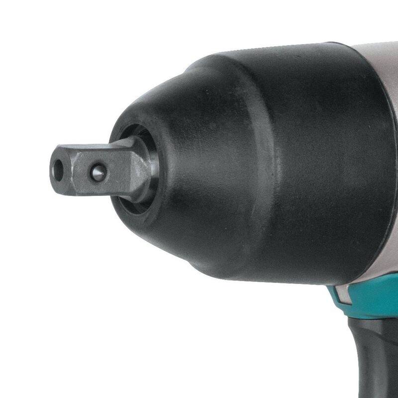 Llave de impacto con cable Makita de 3.5 amperes y 1/2 pulgadas con estuche para herramientas - TW0350.