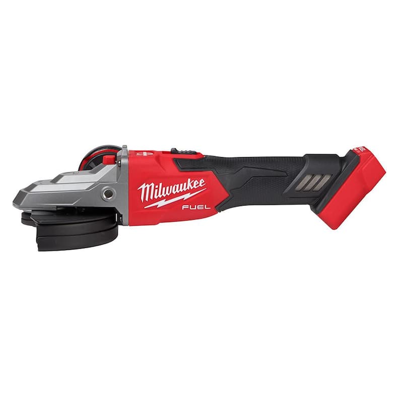 Milwaukee M18 FUEL 18V Lithium-Ion Brushless Cordless 5 in. Flathead Braking Grinder with Slide Switch Lock-On (Herramienta solamente) - 2887-20

Milwaukee M18 FUEL 18V Lithium-Ion Brushless Cordless 5 pulgadas Amoladora de cabeza plana con freno y bloqueo de interruptor deslizante (solo la herramienta) - 2887-20