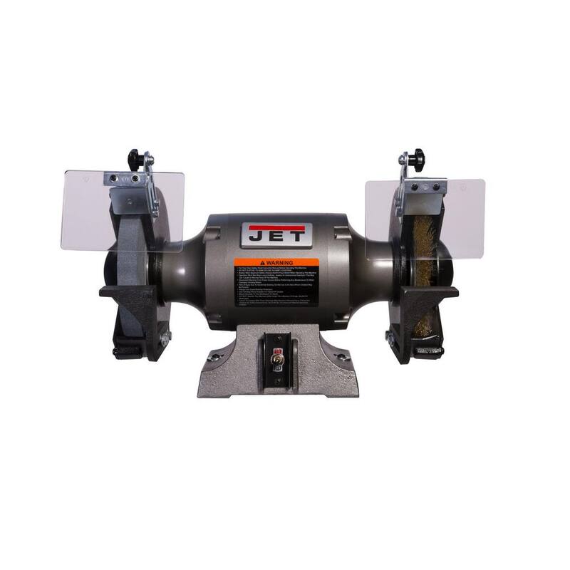Esmeriladora de banco Jet JBG-8W de 8 pulgadas con rueda de alambre - 577128