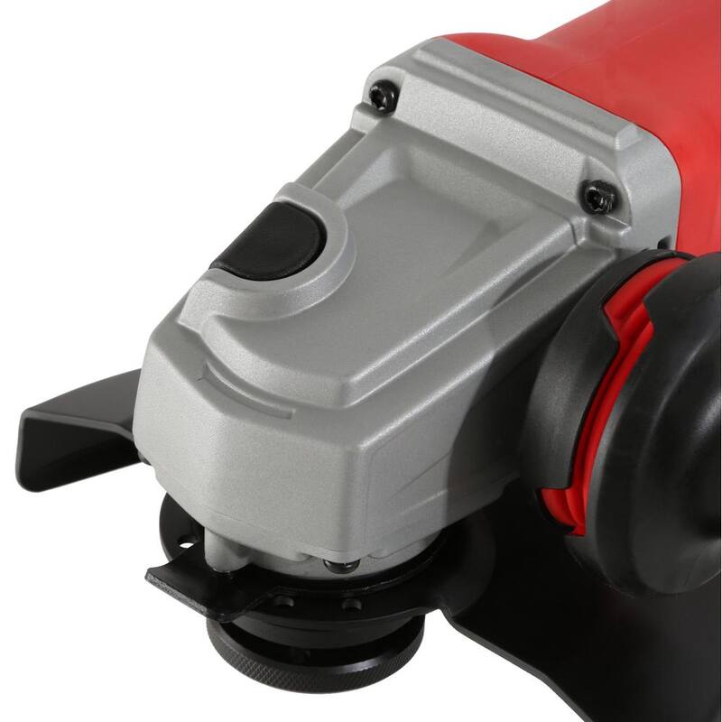Amoladora angular pequeña Milwaukee de 13 amperes y 6 pulgadas con interruptor de bloqueo de paleta - 6161-30