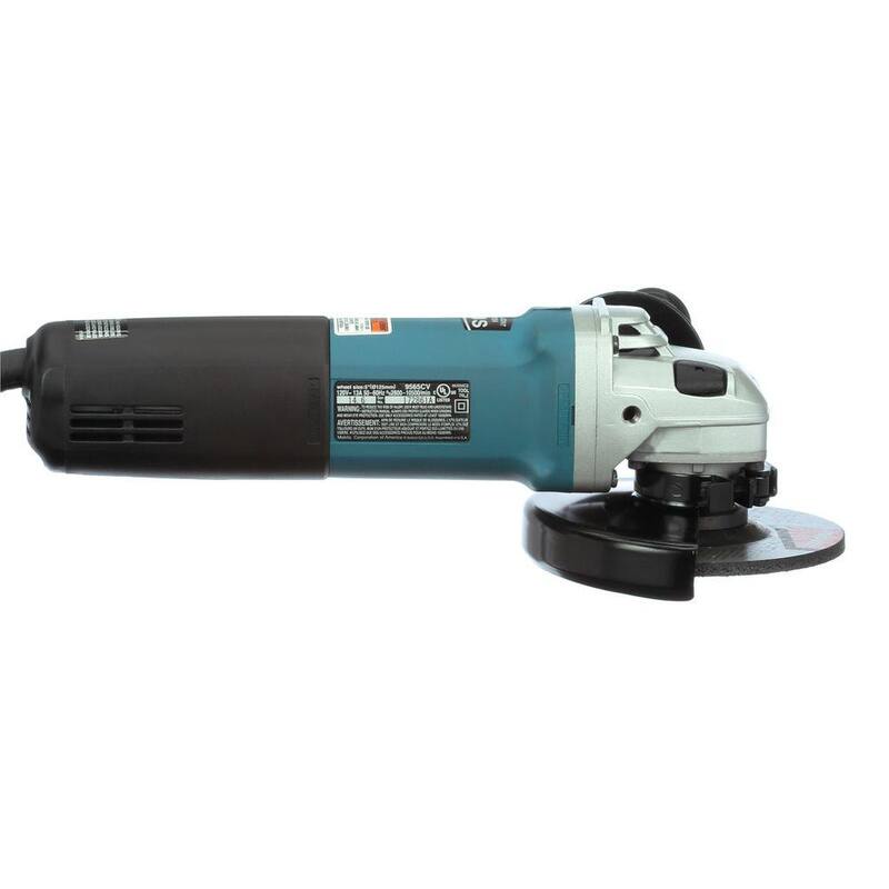 Makita 12 Amp 5 pulgadas Amoladora Angular de Alta Potencia SJS -9565CV