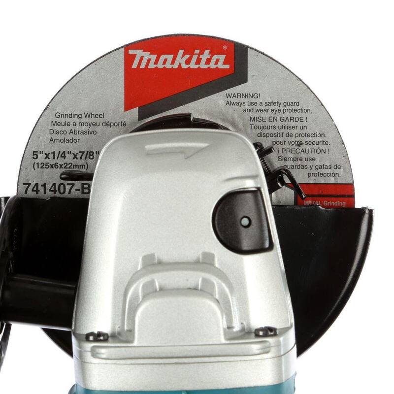 Makita 12 Amp 5 pulgadas Amoladora Angular de Alta Potencia SJS -9565CV