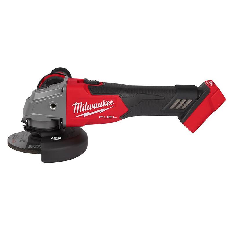 Milwaukee M18 FUEL 18V Lithium-Ion Brushless Cordless 4-1/2 in./5 in. Amoladora con interruptor deslizante (Solo herramienta) - 2881-20