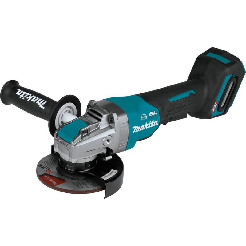 Makita 40V máximo XGT Molinillo angular inalámbrico y sin escobillas de 5 pulgadas con interruptor de paleta X-LOCK y freno eléctrico (solo herramienta) - GAG13Z